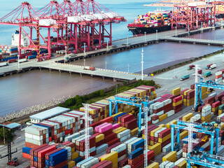 container terminal of Ningbo-Zhoushan Port