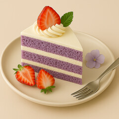cake with strawberry