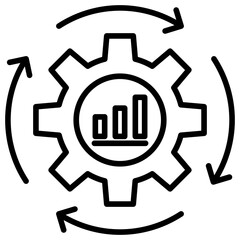 Benchmarking Process Icon