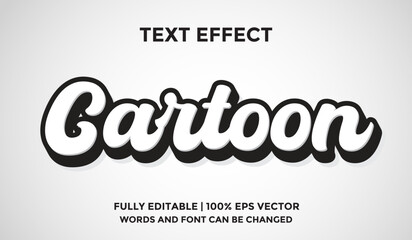 Cartoon Editable Text Effect Template