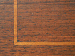 Veneer inlay work on an old cabinet