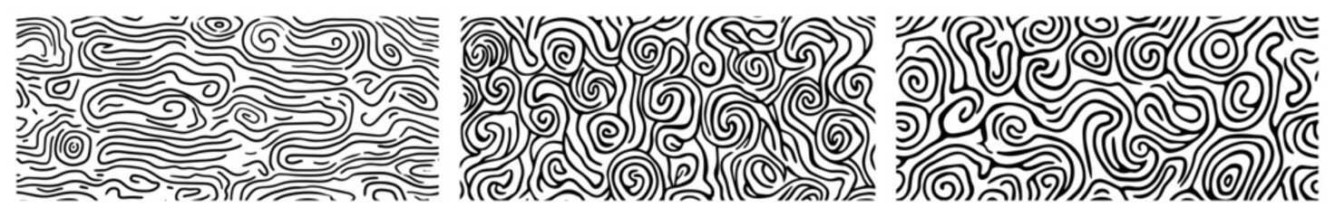 swirly contour topographic seamless pattern