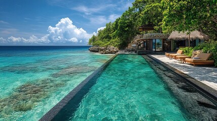 Landscape Drone View of Maldives