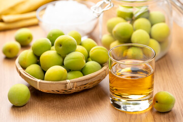 自家製梅酒と青梅