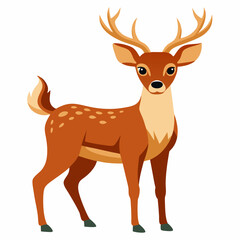 Fototapeta premium deer vector illustration