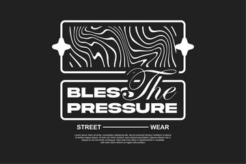 Streetwear tshirt design suitable for screen printing tshirts and others