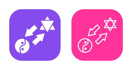 Cultural Exchange Icon Design