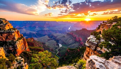Grand Canyon Sunset Vista.