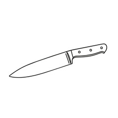 silhouette image of knife with transparent background