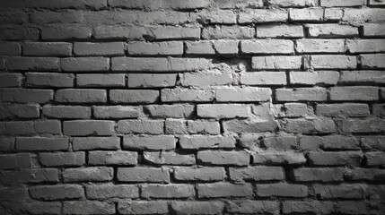 Textured Brick Wall: A Monochrome Masterpiece