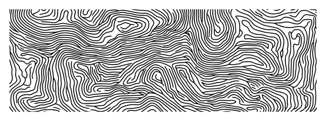 hand drawn contour line topographic pattern