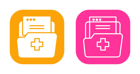 Electronic Records Icon Design