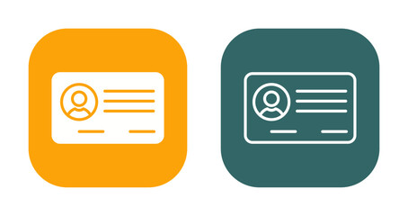 ID Card Icon Design