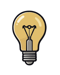 light bulb vector illustration