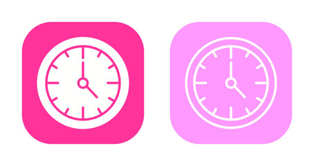 Wall Clock Icon Design
