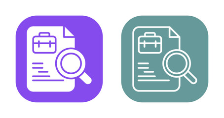 Job Search Icon Design