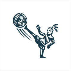 Sepak Takraw Kick: Malaysia vs Thailand Action Shot