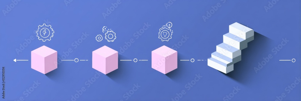 Aufkleber Steps for Effectively Setting OKRs in Agile Teams With Progress Blocks Displayed in a Minimal Style
