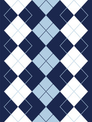 Argyle traditional vector pattern.Seamless geometric illustration pattern.Scotland argyll intarsia pastel element style .Design for fabric clothing,sweater,socks,wrapping,tablecloth,blanket,decoration