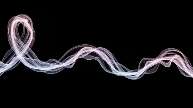 Fondo negro abstracto con textura transparente ligera