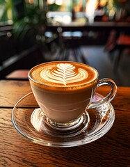 Latte Art A Perfect Cup of Coffee with Exquisite Latte Art Design