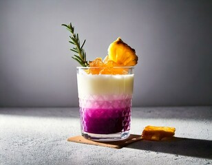Layered Pineapple Rosemary Cocktail A Refreshing Summer Drink Recipe