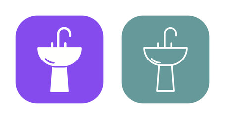 Washbasin Icon Design