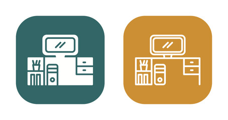 Work Table Icon Design