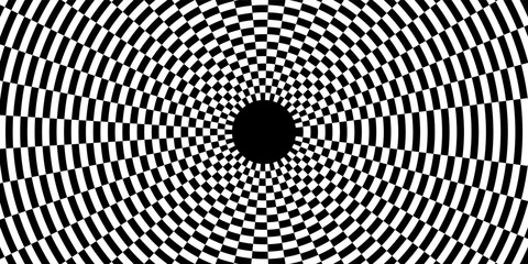 Black and white checkered pattern, Checkerboard seamless pattern