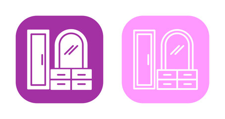 Dressing Table Icon Design