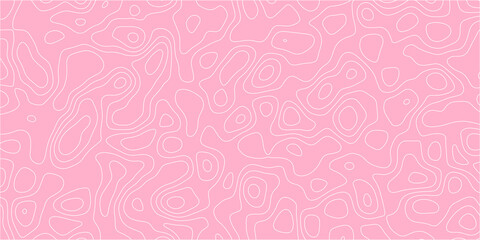 Abstract geographical map expressed through line art

