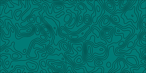 Smooth contour arrangement representing land surfaces

