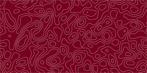 Fluid mapping lines in an abstract landscape design

