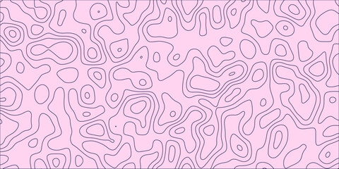 Geographic texture rendered through smooth curves

