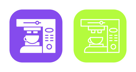 Coffee Machine Icon Design