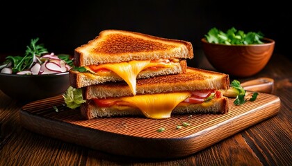 Gooey Grilled Cheese Sandwich A Classic Comfort Food
