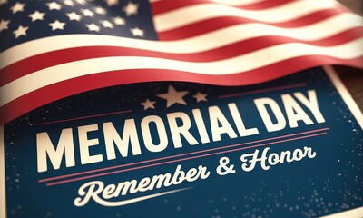Memorial day american flag remembrance honor patriotism