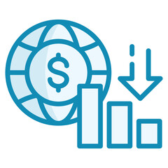 Economic Downturn Icon