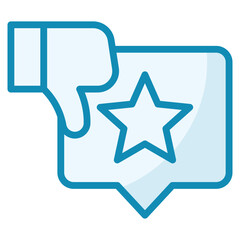 Negative Review Icon