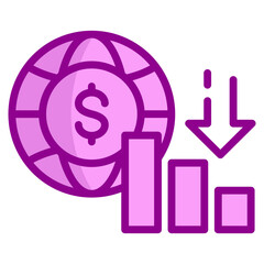 Economic Downturn Icon