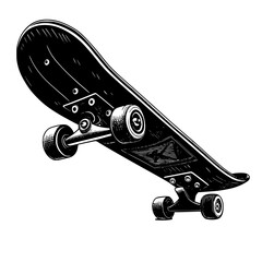 illustration of skateboard