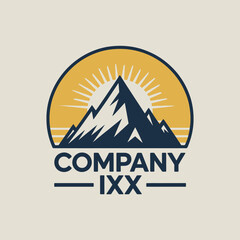 Sun and Mountain Logo