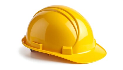 Yellow hard hat safety equipment. (1)