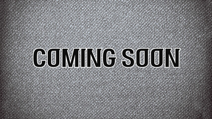 Fototapeta premium Minimalist Coming Soon Design.