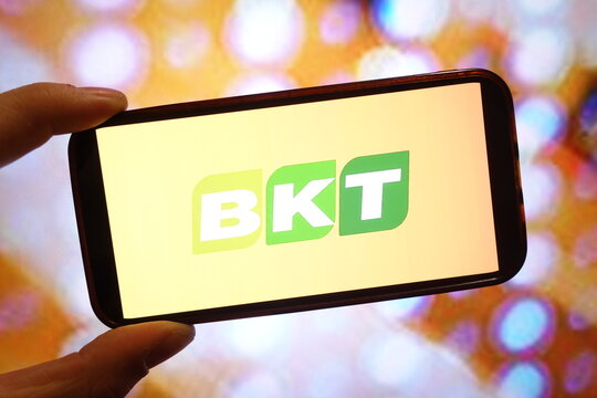 Konskie, Poland - March 04, 2025: Balkrishna Industries Limited company logo displayed on mobile phone