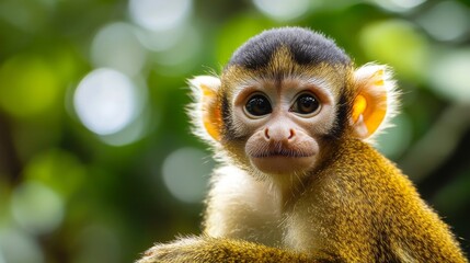 Obraz premium Cute Baby Monkey Snapshots