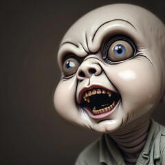 Terror porcelain doll