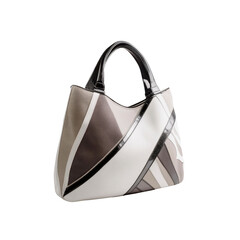 Stylish Geometric Patchwork Tote Bag - Modern Fashion Accessory
