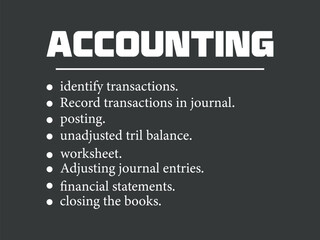 Accounting minimal typography t shirt design 