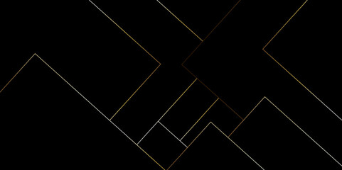 Modern black background corporate with gold lines .Modern silver grey white gold abstract geometric background with diamond shape and lines .square shapes template for business, card, flyer